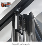 Drake Aluminum BiFold Door - 120″ x 80″ Outswing (1LR3) BFO-12080-1LR3