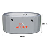 Arctica Inflatable Cold Plunge with Locking Lid and Carry Bag
