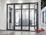 Drake Aluminum BiFold Door - 96″ x 96″ Inswing (3L) BFI-9696-3L