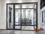 Drake Aluminum BiFold Door - 96″ x 80″ Outswing (3L) BFO-9680-3L