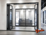Drake Aluminum BiFold Door – 144″ x 80″ (1L3R) Inswing