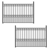 Aleko 2-Panel Fence Kit – PARIS Style – 8x5 ft. Each