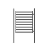Aleko Steel Pedestrian Gate - MILAN Style - 5 ft.