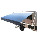 Aleko Motorized Retractable RV Awning 10 x 8 Feet Blue Fade RVAWM10X8BLUE24-AP RV Awnings Motorized 10 x 8 Ft