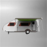 Aleko Motorized Retractable RV Awning 13 x 8 Feet Brown Fade RVAWM13X8BRN13-AP RV Awnings Motorized 13 x 8 Ft