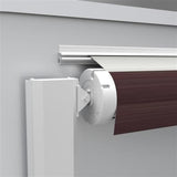 Aleko Motorized Retractable Rv Awning 15 X 8 Feet Brown Fade Rvawm15X8Brn23-Ap Rv Awnings Motorized 15 X 8 Ft