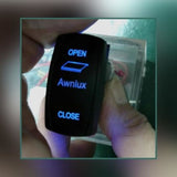 Aleko Motorized Retractable Rv Awning 16 X 8 Feet Brown Striped Rvawm16X8Brstr34-Ap Rv Awnings Motorized 16 X 8 Ft