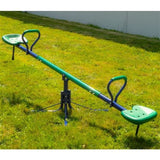 Aleko Outdoor Sturdy Child 360-Degree Spinning Seesaw Play Set Green BSW06-AP Fun Zone