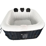 Aleko Removable 3-Piece Headrest and Drink Holder Set for Inflatable Hot Tub Spa Black HTACCBK-AP Hot Tub Accessories