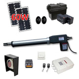 Aleko Single Swing Gate Operator AS600 AC/DC Solar Kit 60W AS600FULL-AP Single Swing Gate Operator