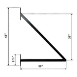 Aleko Steel Sliding Driveway Gate 14 ft with Pedestrian Gate 5 ft DUBLIN Style DG14DUBSSLPED-AP Aleko Sliding Gates with Pedestrian Entrance