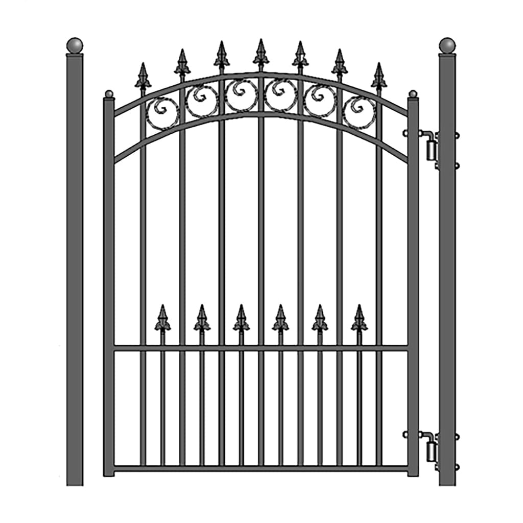 ALEKO 3/4 in. J-bolt For Driveway Gates LM115-HD - The Home Depot