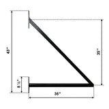 Aleko Steel Sliding Driveway Gate 16 ft with Pedestrian Gate 5 ft DUBLIN Style DG16DUBSSLPED-AP Aleko Sliding Gates with Pedestrian Entrance