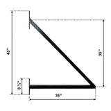 Aleko Steel Sliding Driveway Gate 18 ft with Pedestrian Gate 5 ft LONDON Style DG18LONSSLPED-AP Aleko Sliding Gates with Pedestrian Entrance
