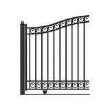 Aleko Steel Sliding Driveway Gate Dublin Style 14 x 6 ft DG14DUBSSL-AP Sliding Driveway Gates