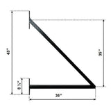 Aleko Single Sliding Steel Driveway Gate Dublin Style 16 X 6 1/4 Feet Dg16Dubssl-Ap Sliding Driveway Gates