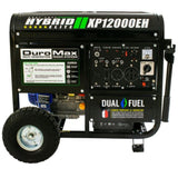 Duromax 12000-Watt 18 Hp Portable Hybrid Gas Propane Generator Xp12000Eh Dual Fuel Generators