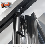 Drake Aluminum BiFold Door - 120″ x 96″ Outswing (1R3L) ﻿BFO-12096-1R3L