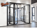 Drake Aluminum BiFold Door - 120″ x 96″ Inswing (1L3R) ﻿BFI-12096-1L3R