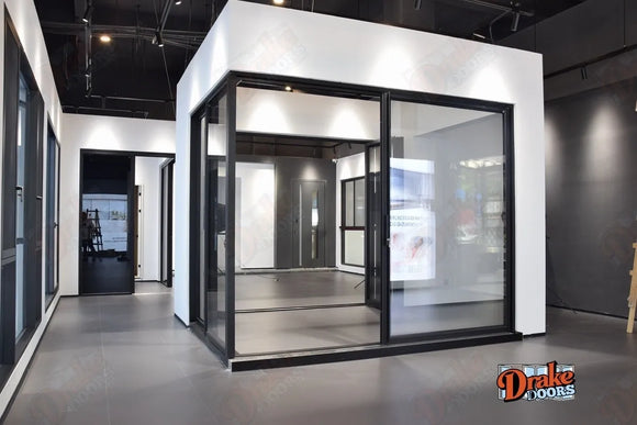 DRAKE MULTI-TRACK SLIM FRAME SLIDING DOOR -96″ X 96″