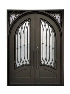 DRAKE WROUGHT IRON DOUBLE DOOR WDD-34