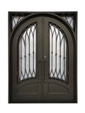 DRAKE WROUGHT IRON DOUBLE DOOR WDD-34