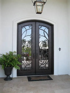 DRAKE WROUGHT IRON DOUBLE DOOR WDD-35
