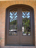 DRAKE WROUGHT IRON DOUBLE DOOR WDD-39