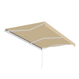 Aleko Caribbean Motorized Patio Awning - Desert Sand - 16 x 10 Feet