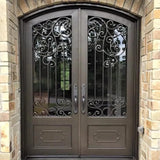 DRAKE WROUGHT IRON DOUBLE DOOR WDD-41
