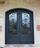 DRAKE WROUGHT IRON DOUBLE DOOR WDD-42