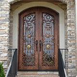DRAKE WROUGHT IRON DOUBLE DOOR WDD-43
