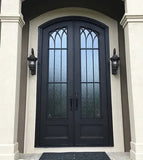 DRAKE WROUGHT IRON DOUBLE DOOR WDD-46