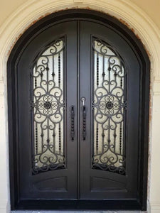 DRAKE WROUGHT IRON DOUBLE DOOR WDD-50