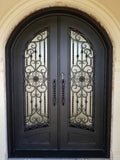 DRAKE WROUGHT IRON DOUBLE DOOR WDD-50