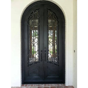 DRAKE WROUGHT IRON DOUBLE DOOR WDD-52