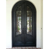 DRAKE WROUGHT IRON DOUBLE DOOR WDD-52