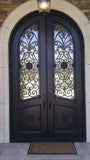DRAKE WROUGHT IRON DOUBLE DOOR WDD-53