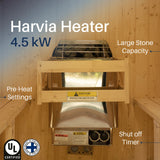 Celasia White Finland Pine Barrel Sauna - 3-4 Person