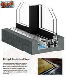 DRAKE 138 SERIES MULTI-TRACK SLIM FRAME SLIDING DOOR -120″ X 96″