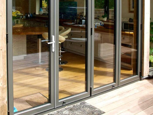 Eris Home Aluminum BiFold Door – 144″ x 80″ (1L3R) Inswing