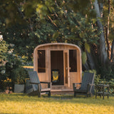 Arnica Rustic Cedar Square Sauna – 6 Person