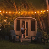 Arnica Rustic Cedar Square Sauna – 6 Person