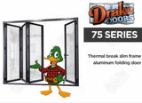 Drake Aluminum BiFold Door – 108″ x 96″ (Outswing/Inswing)