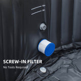 Aleko Water Filter Cartridge for Inflatable Hot Tub Spa - Blue - Lot of 12 | 12HTFL-AP