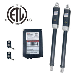 Aleko Dual Swing Gate Operator - GG1300U/AS1300U AC/DC - ETL Listed - Basic Kit GG1300UNOR-AP