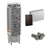 Aleko Harvia Cilindro UL Certified Electric Sauna Heater - Digital Xenio Control Panel with WiFi Remote Control – 9 kW | HARCLD-AP