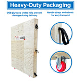 Aleko Steel Dual Swing Driveway Gate - Kyiv Style - 18 x 6 Feet - DG18KYIVD-AP