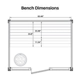 Aleko Aris Outdoor Sauna – 4 Person