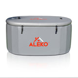 Aleko Arctica Inflatable Cold Plunge with Locking Lid and Carry Bag | INFOTUBGREY-AP